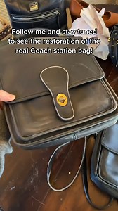 How to spot a fake vintage coach bag #RealVsFake #SpotCheck # #ThriftFinds #FakeVsReal | Vintage Y2K Coach