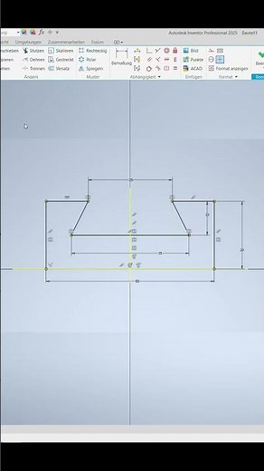 Inventor Quicktipp: Skizzen-Achsen projizieren! 🔧💡 #inventor2025 #cadshorts #shorts