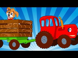 Lagu traktor biru | Lagu anak Indonesia - Kuku and Cucudu Kartun