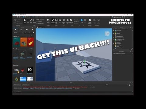 How to get OLD Roblox Studio UI BACK 2026! (PATCHED) (IT DOENSN'T WORK)