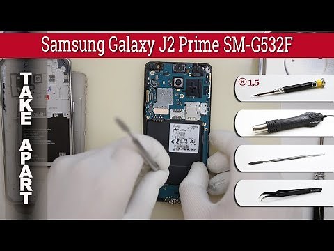How to disassemble 📱 Samsung Galaxy J2 Prime SM-G532 Take apart Tutorial