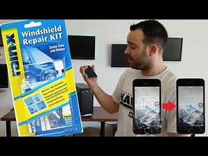 Réparer sa vitre fissurée pour 10$ ?! [Live Test]