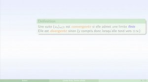 Suites - partie 2 : limite