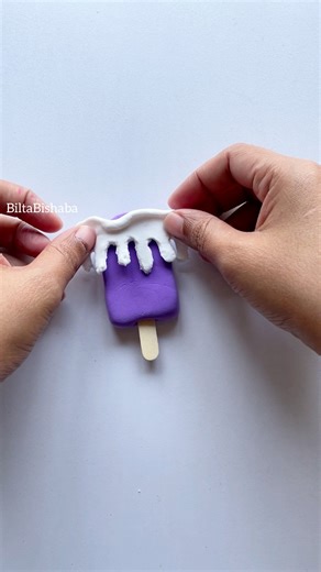 Key chain ⛓️‍💥 making tutorial 🗝️🍦 #diy #crafting #tutorial #cute #crafting #clayart | Blta.BiShaba