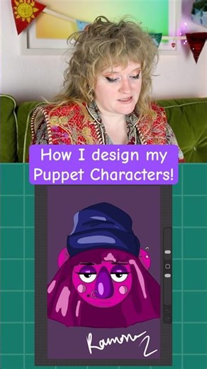 HOW I design my PUPPET CHARACTERS!