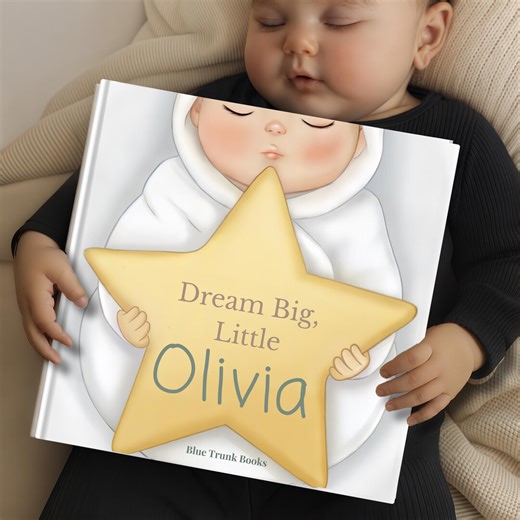 Dream Big Personalised Baby Book | Inspiring New Baby Gift Pregnancy | Unique Nursery Keepsake New Mum New Dad Expecting Parents - Etsy
