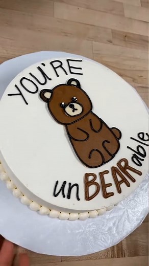 5.8K views · 41 reactions | Cute bear cake  | Pie Bakery | Facebook