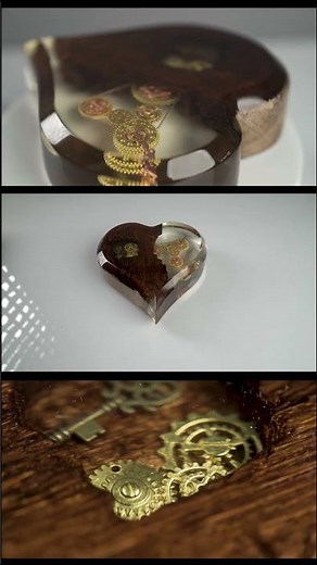 Herz gegossen mit unserem Epoxidharz PRO-System