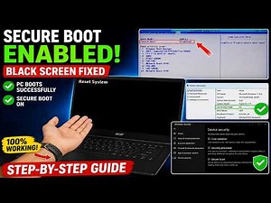 How to Turn on SECURE BOOT in Windows 11 (Fix Black Screen/Restart Loop)