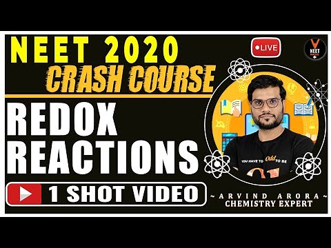 Redox Reaction Class 11 Chemistry One-Shot | NEET 2020 Preparation | NEET Chemistry | Arvind Arora