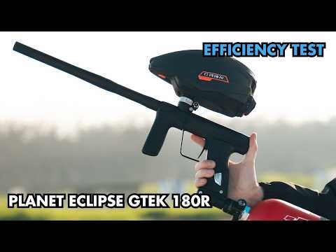 How much paint can it shoot!? | Planet Eclipse GTEK 180R Efficiency Test | BFPGear
