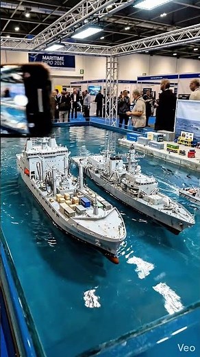 Ultra Realistic RC Naval Fleet at Maritime Expo #rcships #scalemodels
