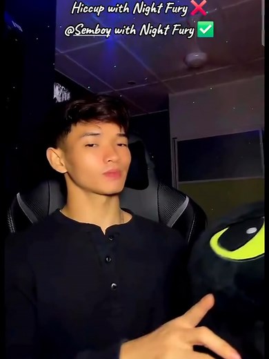 Night Fury with Hiccup ❌️ Nighy Fury with Semboy ✅️ #fypシ゚ #fypp #nightfury