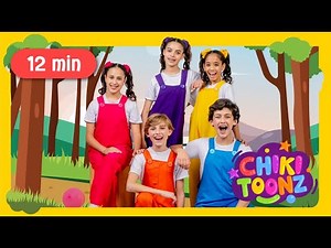 ‪@ChikiToonz‬ | 12 minutes english compilation | Nursery Rhymes & Kids Songs #kids #song #kidsvideo