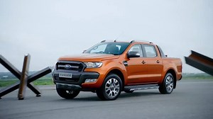 Slalom course meets drop zone. See how the Ranger's network of sensors enables its next-level adaptive handling capabilities. The Science of Tough Episode 7. Watch more: http://bit.ly/1k5GCQ1 | Ford