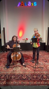 Bach didn’t write any duets for your two instruments - so you just take piano piece and have fun with it! Thanks so much to @yolandasennammann and @ammanndieter for having us 💛 | Anastasia Kobekina Cellist