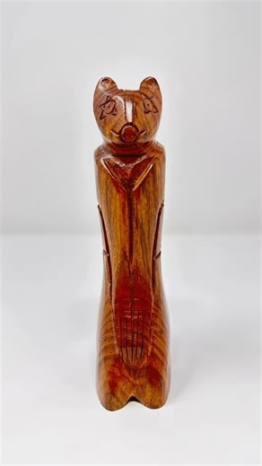 Happy #NationalCatDay! Bring home your own Key Marco Cat — available now in the Marco Island Historical Museum Gift Store. Each one is fair-trade, sustainably made, and beautifully handcrafted from Indian rosewood! | Marco Island Historical Society