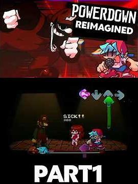 FNF Mario's Madness V2 Reimagined | PART1 |POWEDOWN REIMAGINED SONG | #fnfmods #mariomadness #fnf