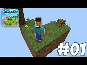 A New Journey in minecraft skyblock Pocket Edition in Hindi