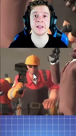 why is engineer frowning in meet the pyro?