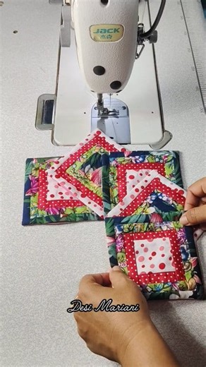Ide kreatif, cara membuat taplak meja mini #reels #sewingtutorial #sewing #craft #menjahit #idekreatif | Desi Mariani