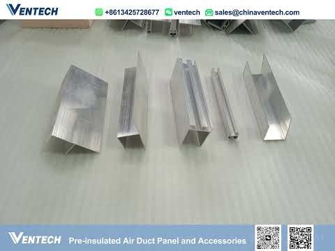Ventech Pre-insulated Air Duct Panel and Accessories