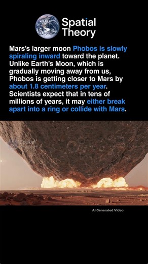 Mars’s Moon Is Falling Toward the Planet