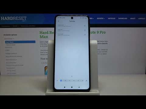 XIAOMI Redmi Note 9 Pro – Find Display Options & Change Font Size