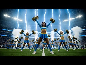 Los Angeles Chargers Cheerleaders | Epic NFL Halftime 2025
