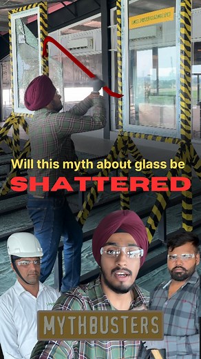 REAL ESTATE | INTERIORS on Instagram: "Mythbusters: Breaking Glass & Shattering Myths! 🦾💥 Think all glass breaks easily? We’re putting different glass setups to the ultimate test! Watch as we smash through myths—and see which glass stands Last. Spoiler alert: It’s Lingel’s high-quality, durable glass setup! 💪 Lingel provides masterpiece windows where every component is merged to perfection Upgrade your home with Lingel’s windows and doors, designed for strength and style. Discover the differe