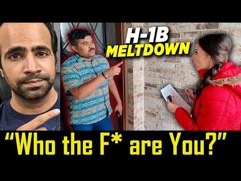 Indian Man got Angry for Exposing H1B Fraud in America