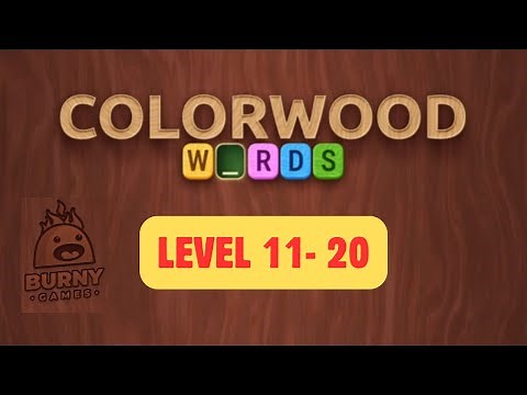 Colorwood Words Game | Walkthrough Levels 11 to 20