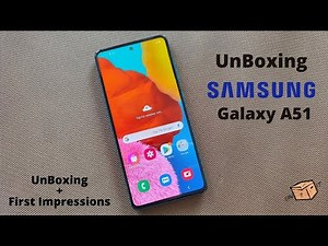 UnBoxing Samsung A51