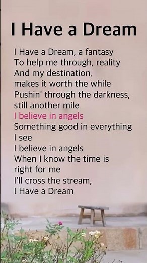 I Have A Dream [2] | ABBA