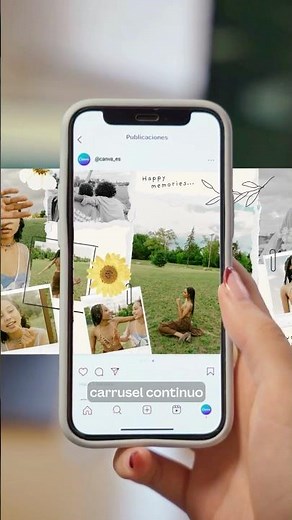 Aprende como hacer un CARRUSEL CONTINUO con Canva