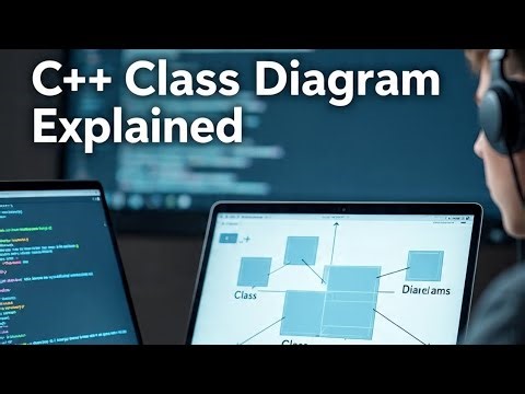 how to generate C++ code to UML class diagram with real world example by using vs code