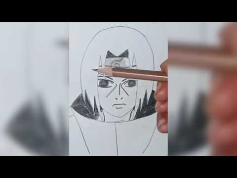 How to Draw Itachi Uchiha | Easy Pencil Sketch Tutorial