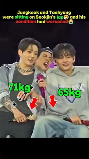 this is unfair🤧 how can Seokjin carry 71 kg and 65 kg at the same time?