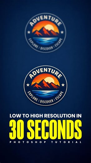 Asgar Hussain on Instagram: "How to Sharpen Logo in Photoshop . . . Learn a simple method to convert a low-resolution logo into high resolution. . You only need to ensure that the text in the logo is readable. Even if it appears blurred, that’s not a problem—just rewrite the text accurately and recreate the logo cleanly. . . . #photoshop #photoshopedit #photoshopediting #logo #instagram"