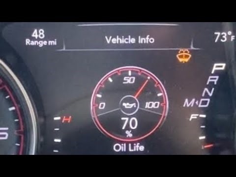 Dodge Charger Oil life reset