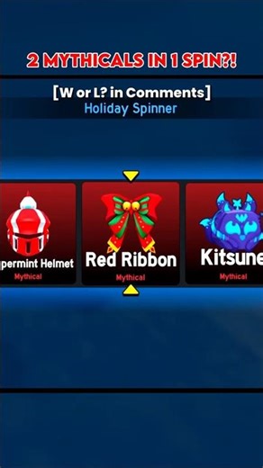 0.001% CHANCE! Double Mythical Spin 🍀