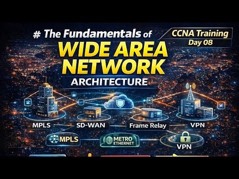 CCNA Training Day 08: The Fundamentals of Wide Area Network Architecture