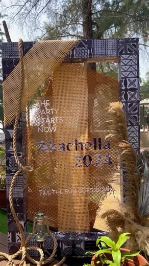 "Beach, please. This house is a whole mood." #AKALAKA'S 40 #lagos #bea...