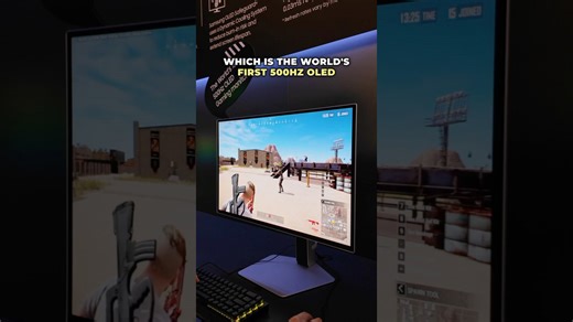 The world's first 500Hz OLED gaming monitor: Samsung Odyssey OLED G6!