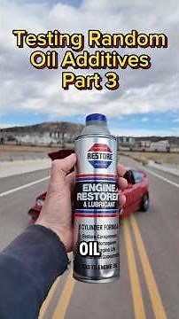 Testing random oil additives part 3: Restore Engine Restorer in my LS swapped E36. #oiladditive