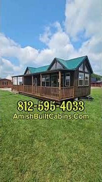 Affordable Modular Cabins, Amish Built Homes #modularhomes #prefabhomes #cabin #tinyhome #tinyhouse