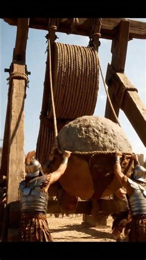 Ancient Greek Palintonon (Stone Throwing Catapult)