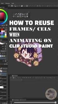 How To Reuse Frames/ Animation Cels in CLIP STUDIO PAINT! #clipstudiopaint #clipstudiopainttutorial