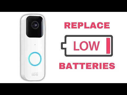 Blink Video Doorbell Battery Replacement