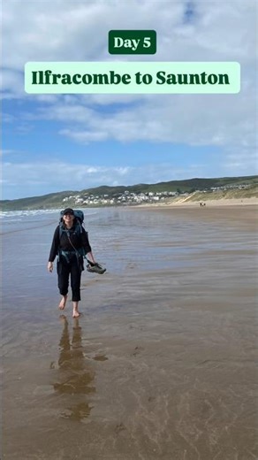 South West Coast Path Day 5 - Ilfracombe to Saunton - 17 Miles (27km) #saltpath #hiking #uktravel